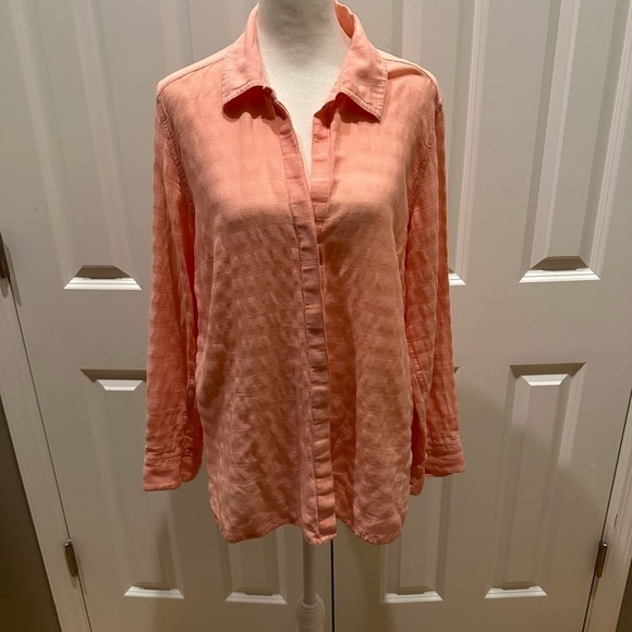 TOMMY Bahama lightweight button cotton down top size small - Picture 1 of 10